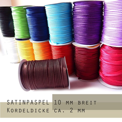 Satin paspelband 88 m - 5,
