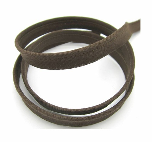 Paspelband dunkelbraun 10mm