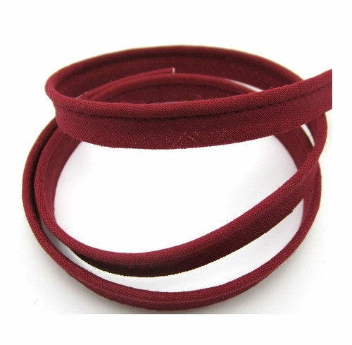 Paspelband weinrot 10mm - , breit