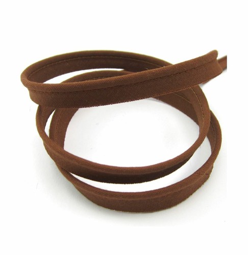 Paspelband rehbraun 10mm - , breit